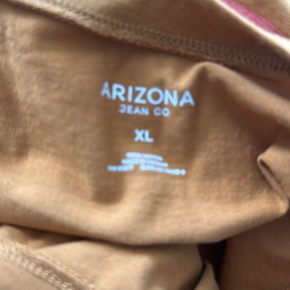NWT! Arizona Sz XL Bronze Orange Cropped T-Shirt Stronger Together‎ Short Sleeve - Picture 4 of 5
